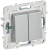 Выключатель 2-кл 10А С/У Серебряный Skandy