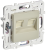 Розетка RJ45+RJ45 кат.6 С/У Бежевый Skandy