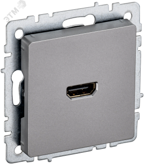 Розетка HDMI С/У Сталь Brite