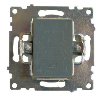 Переключатель 1-кл 10А С/У перекрестный Графит Катрин