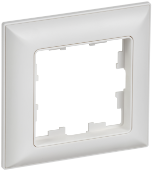 Рамка 1-я Арктический Белый/Белый Brite