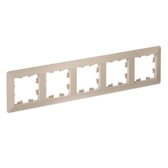 Рамка 5-я, Песочный/дымчатый белый AtlasDesign Air Systeme Electric