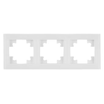 Рамка 3-я стекло Белый Катрин