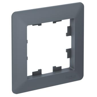 Рамка 1-я, Грифель/дымчатый черный AtlasDesign Air Systeme Electric