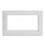 Рамка  2-я без перемычки Белый Катрин