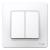 Выключатель 2-кл 10А С/У Белый Blanca