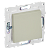 Переключатель 1-кл 10А С/У перекрестный Бежевый Skandy