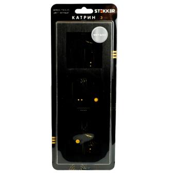 Рамка 3-я металл Черный Катрин