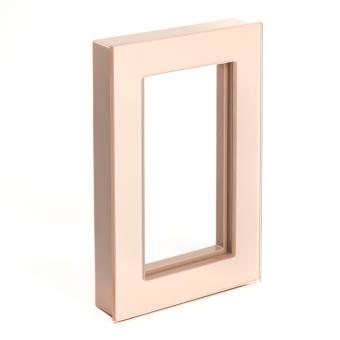 Рамка 2-я без перемычки стекло Шампань Катрин