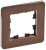 Рамка 1-я Металл Коричневый RE AL Brite