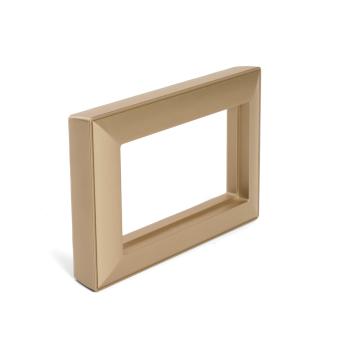 Рамка  2-я без перемычки Золото Катрин