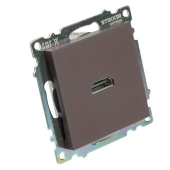 Розетка HDMI Шоколад Катрин