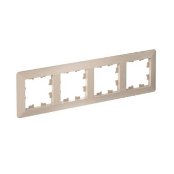 Рамка 4-я, Песочный/дымчатый белый AtlasDesign Air Systeme Electric
