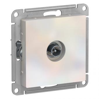 Розетка TV антенна С/У оконечная Жемчуг AtlasDesign