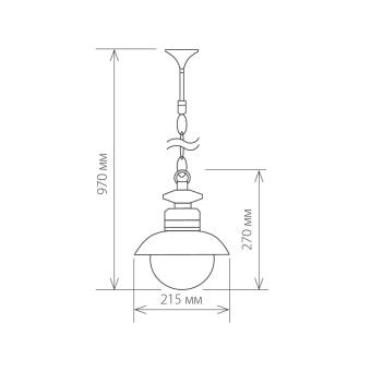 Подвесной светильник Talli H GL 3002H брауни Elektrostandard
