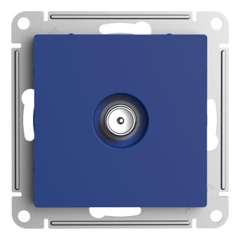 Розетка TV антенна С/У оконечная Аквамарин AtlasDesign