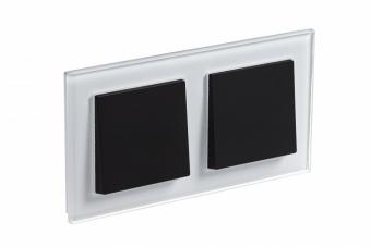 Рамка 2-я, Стекло Белый AtlasDesign Nature