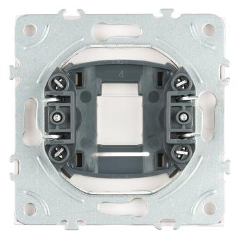 Заглушка Белый фарфор Эмили